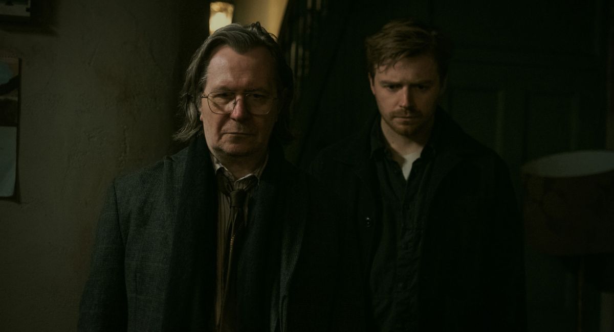 Gary Oldman and Jack Lowden in Slow Horses