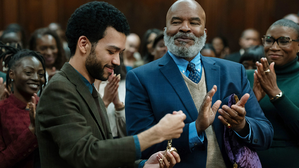 Justice Smith and David Alan Grier in 'The American Society of Magical Negroes'