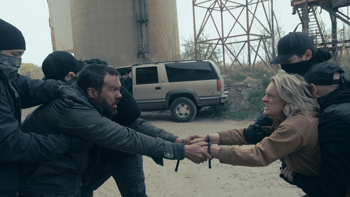 June and Luke get ripped apart by police in The Handmaid's Tale season 5 finale