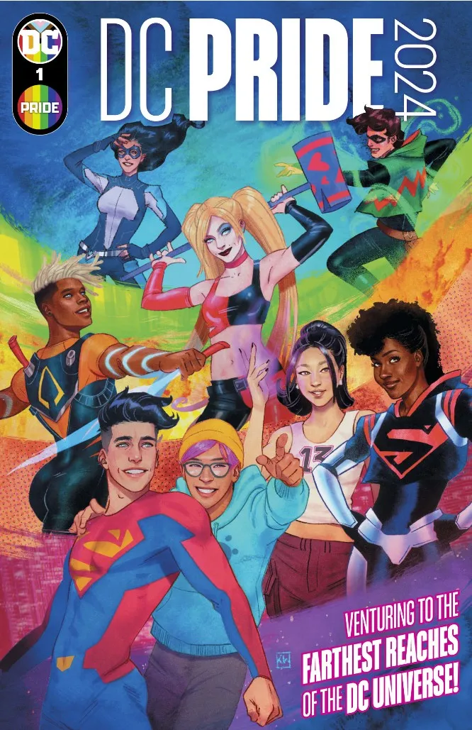 DC Pride 2024 Cover art by Kevin Wada.