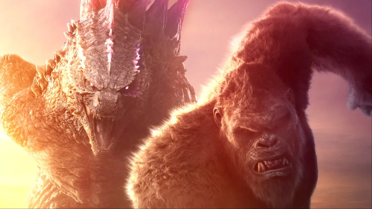 Godzilla and King Kong in 'Godzilla x Kong: New Empire'.