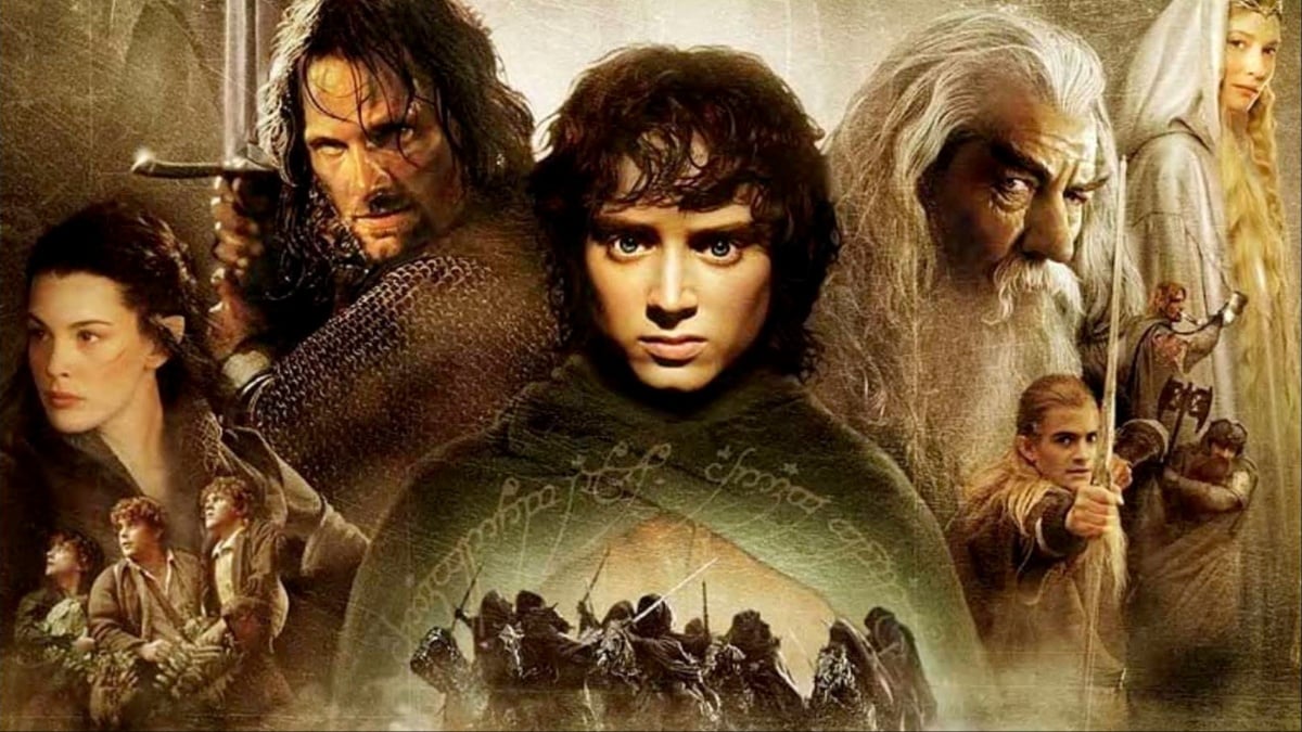Poster art for 'The Lord of the Rings: The Fellowship of the Ring'.