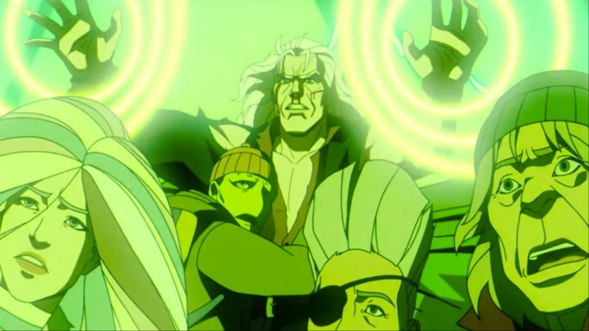 Magneto protects Leech and the other Morlocks in 'X-Men '97'.