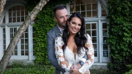 Nick and Danielle in season two of 'Love Is Blind'.