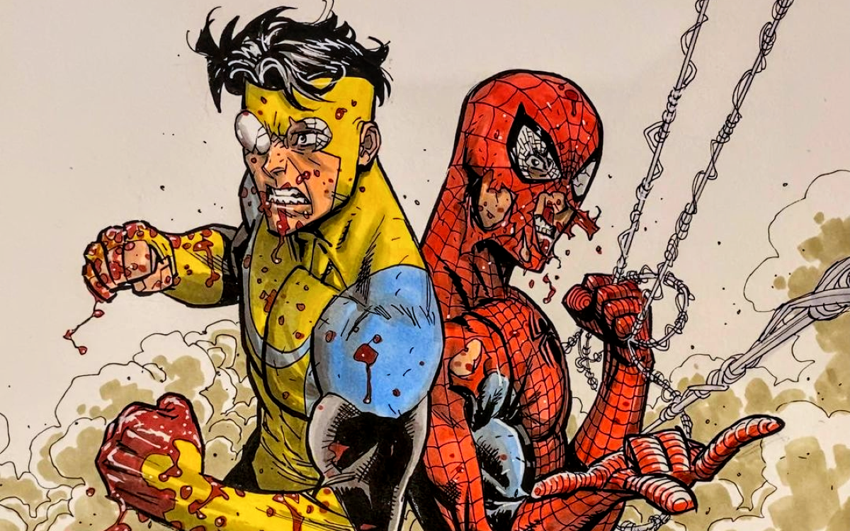 Invincible and Spider-Man by Ryan Ottley