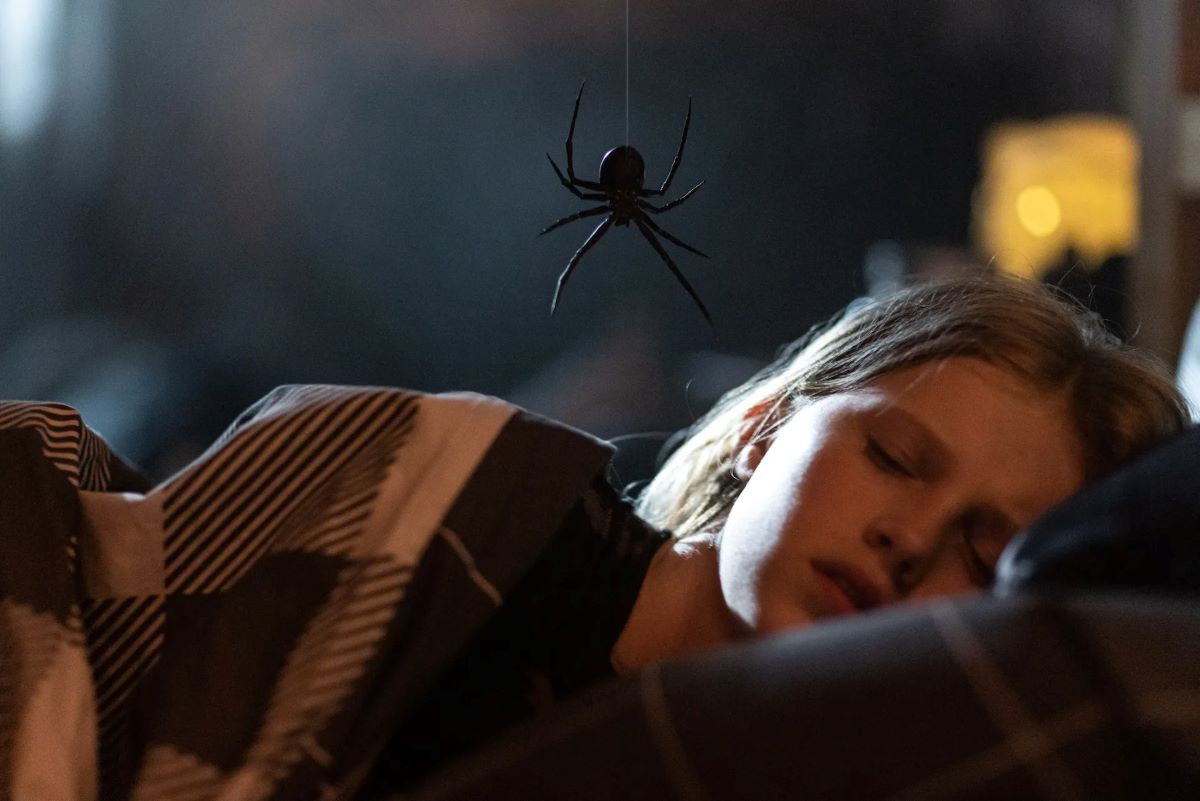 Sting dangling above Charlotte in 'Sting'