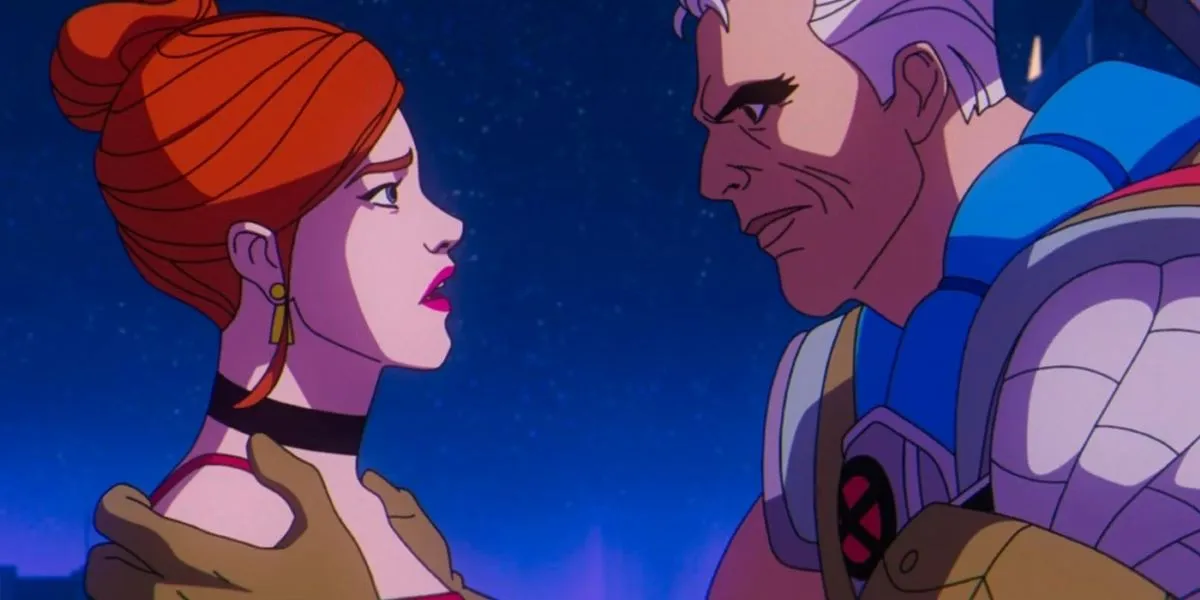 Madelyne Pryor and Cable in 'X-Men '97'