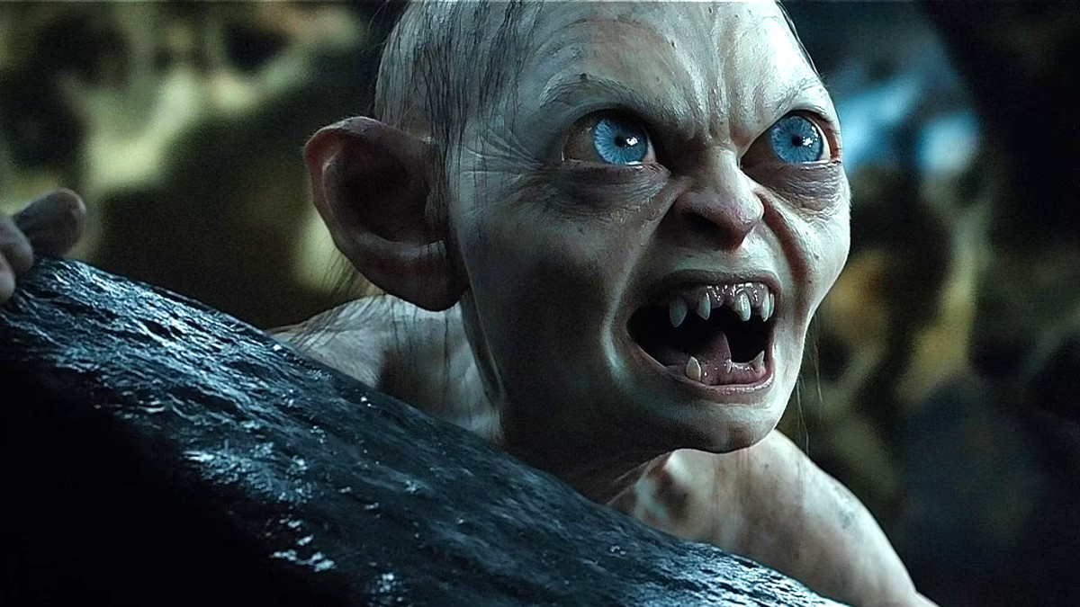 Andy Serkis as Gollum in The Hobbit: An Unexpected Journey