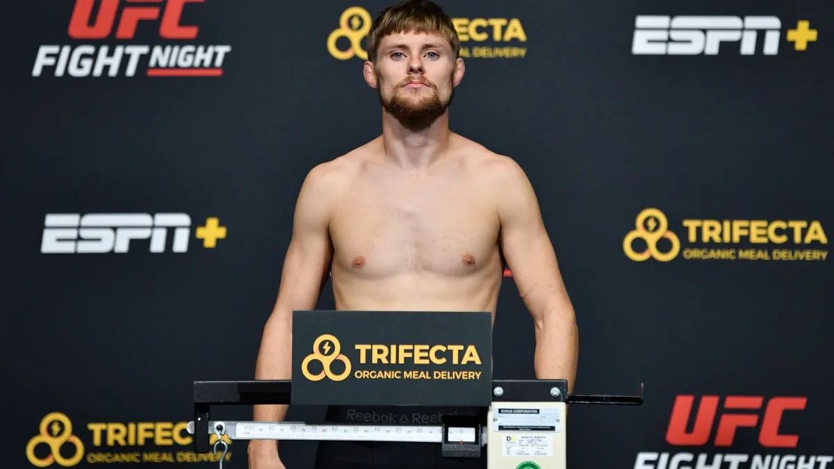 Bryce Mitchell at UFC Night weigh-in in October 2020