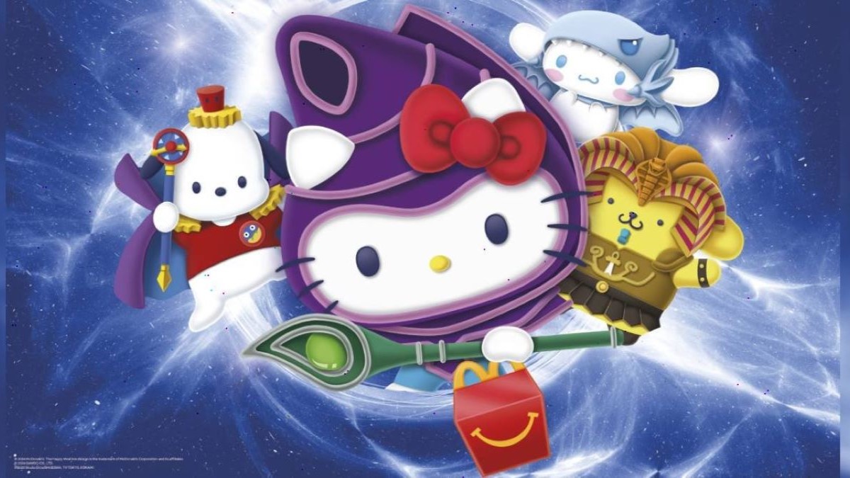 Sanrio Hello Kitty and friends in Yu-Gi-Oh monster outfits