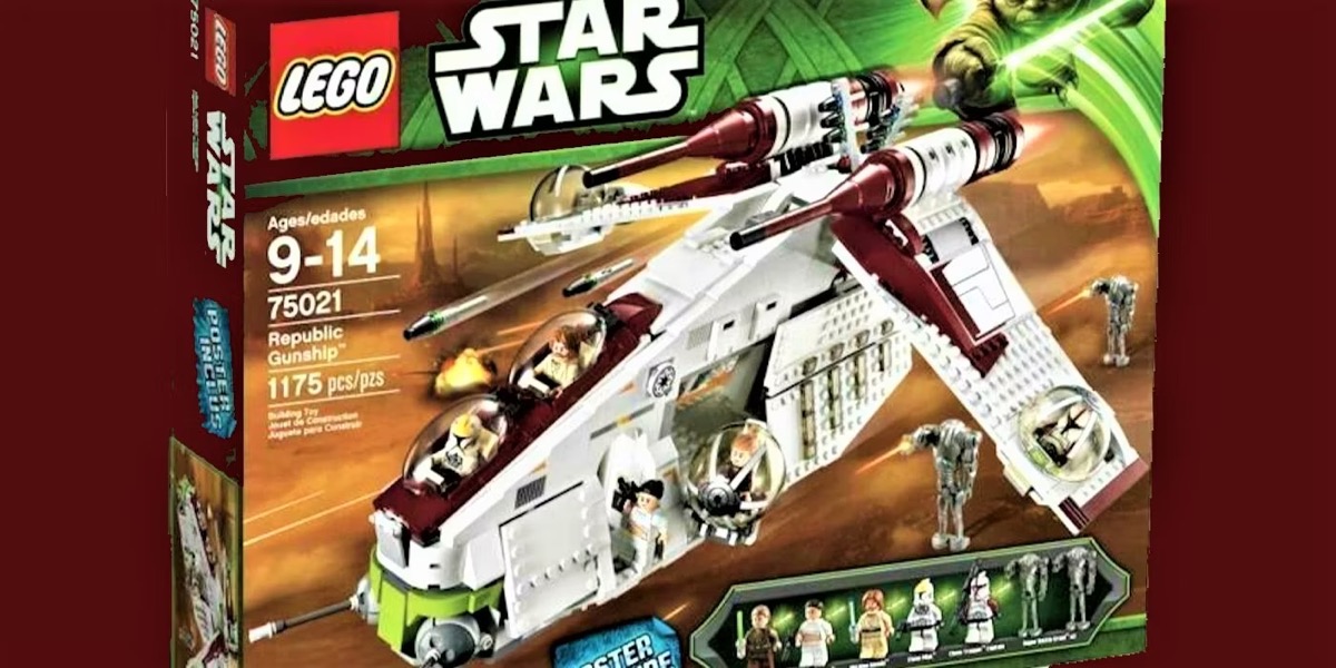 The box art for the LEGO Star Wars Republic Gunship 