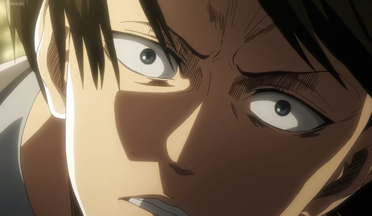 Levi escaping Kenny during a surprise attack from Attack on Titan Season 3