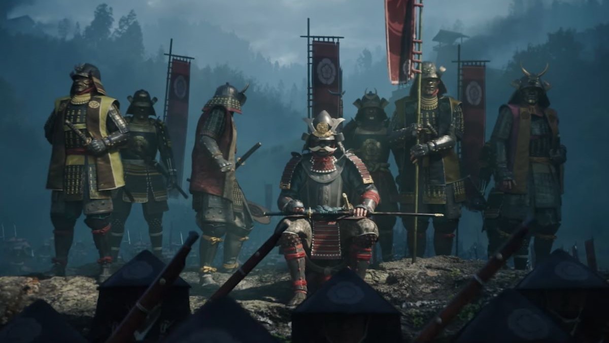 Oda Nobunaga commanding his troops in Assassin's Creed Shadows