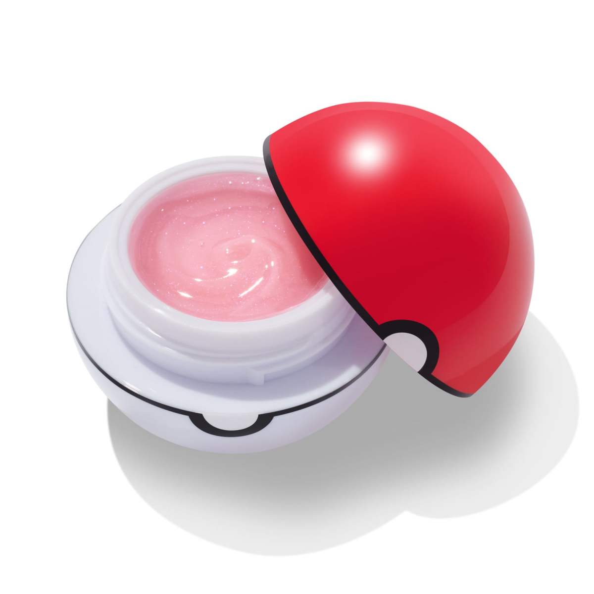 A lip mask in a poke ball, from the Pokemon ColourPop makeup collection