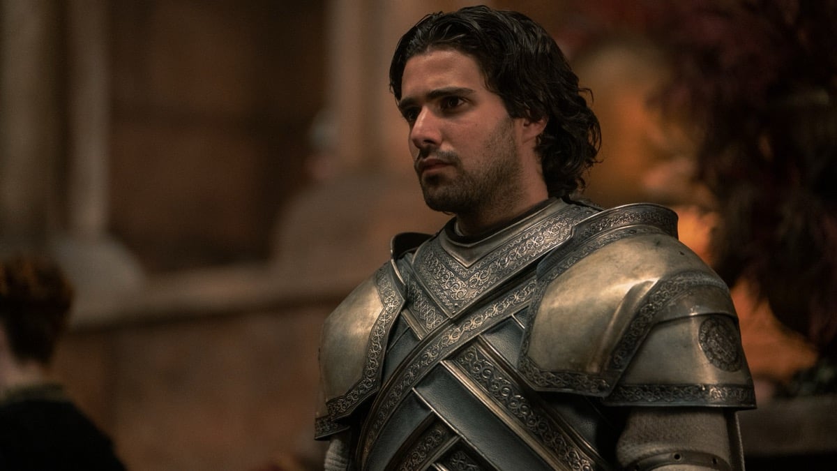 Ser Criston Cole stands in his armor in "House of the Dragon"
