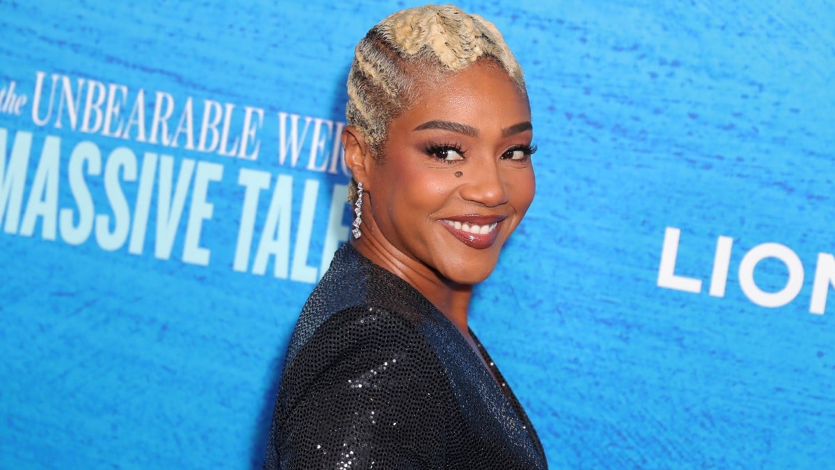Tiffany Haddish attends a screening of The Unbearable Weight of Massive Talent