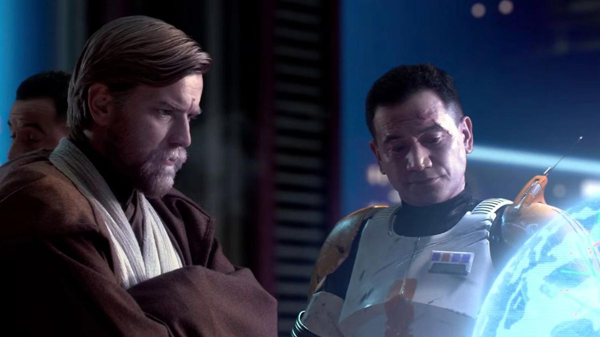 Commander Cody and Obi-Wan in Star Wars: Episode III - Revenge of the Sith