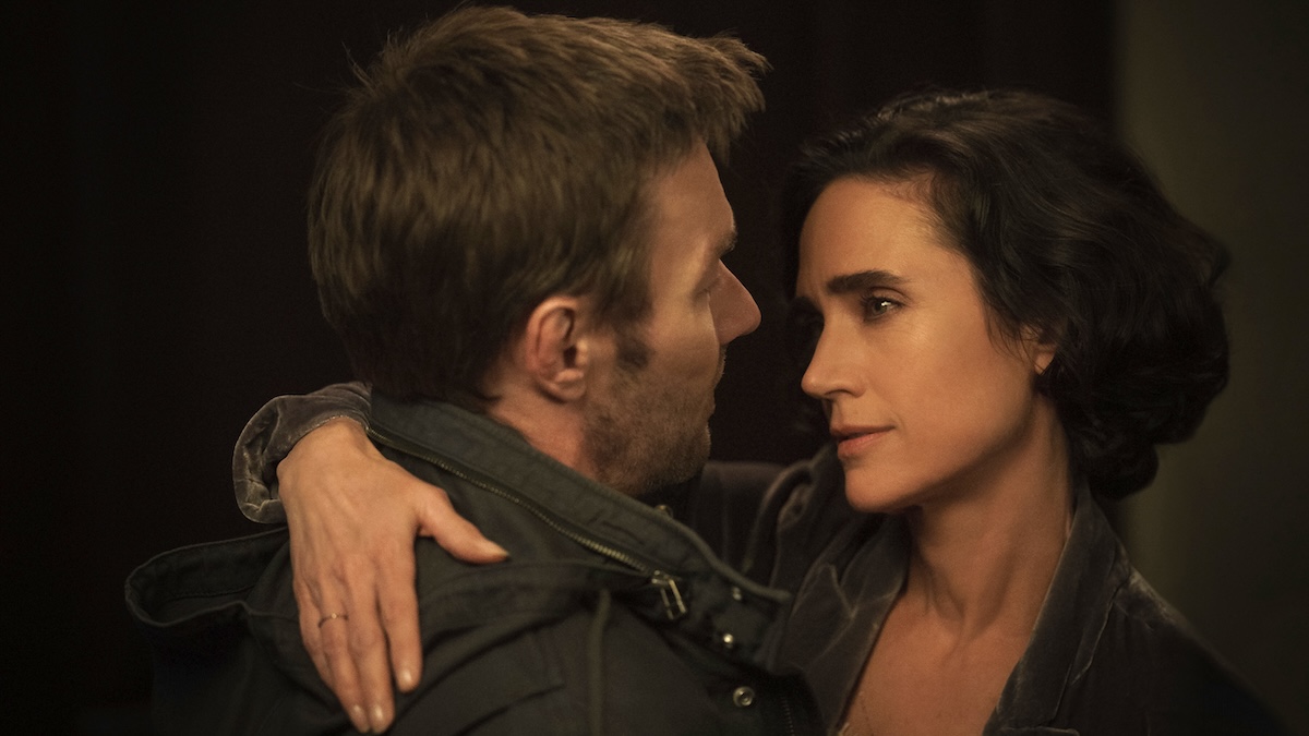 jennifer connelly and joel edgerton looking at each other in dark matter