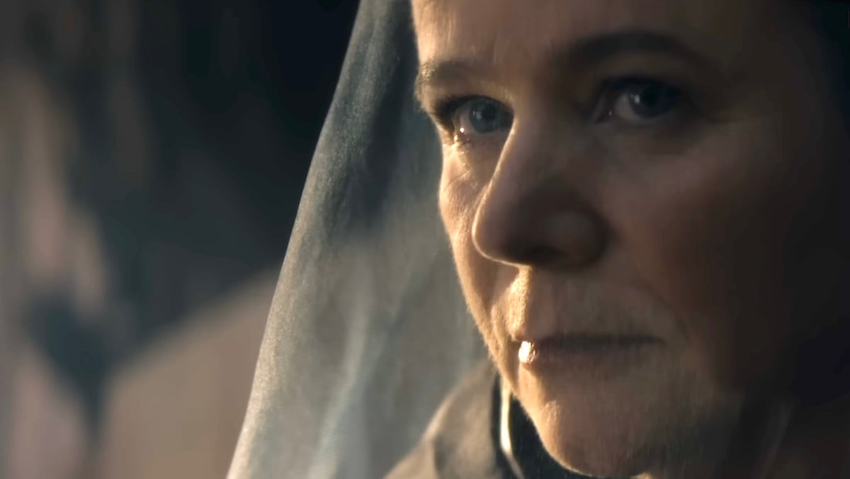 emily watson in dune prophecy wearing the bene gesserit clothes