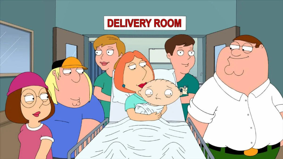 Characters from 'Family Guy' in a still from the show