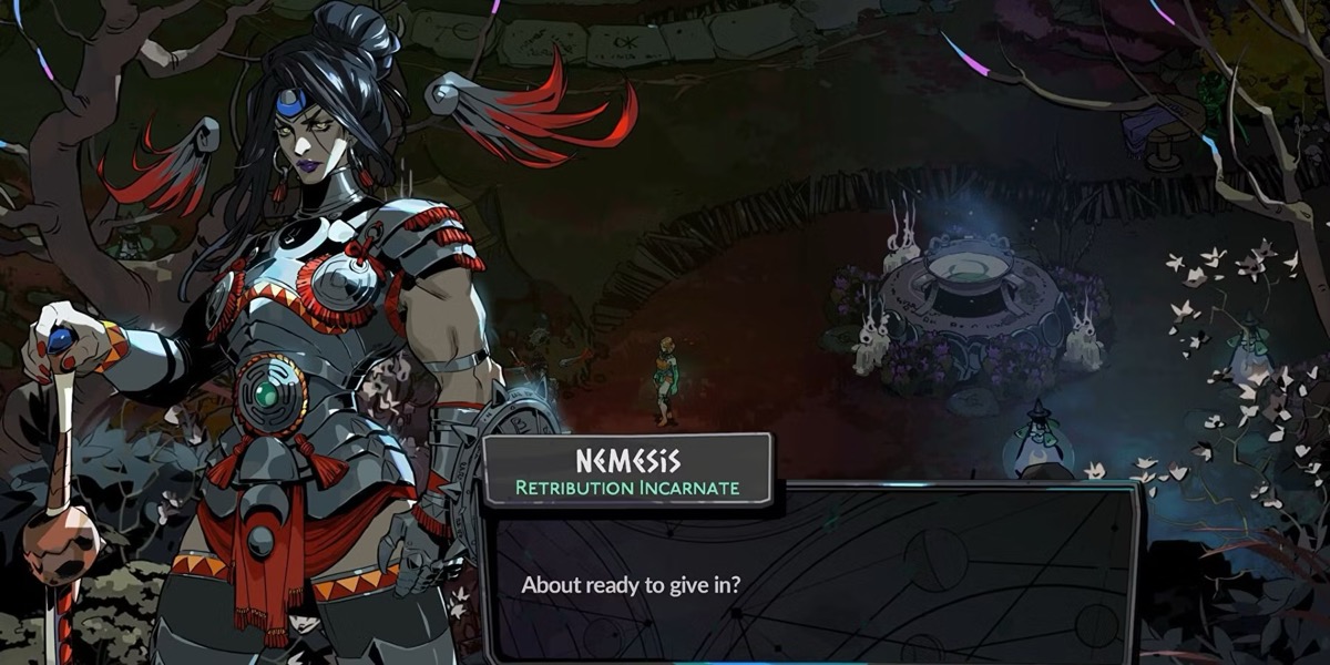 goddess Nemesis looking buff and strong in "Hades"