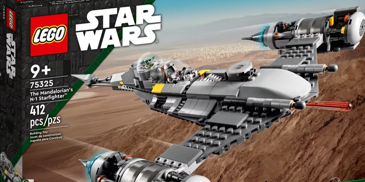 The LEGO N-1 Starfighter from "The Mandalorian" 