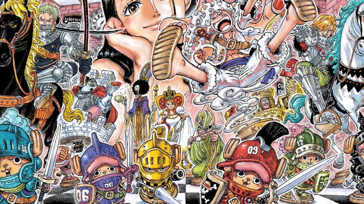 Color spread from One Piece chapter 1113 (image credit: Shuiesha)