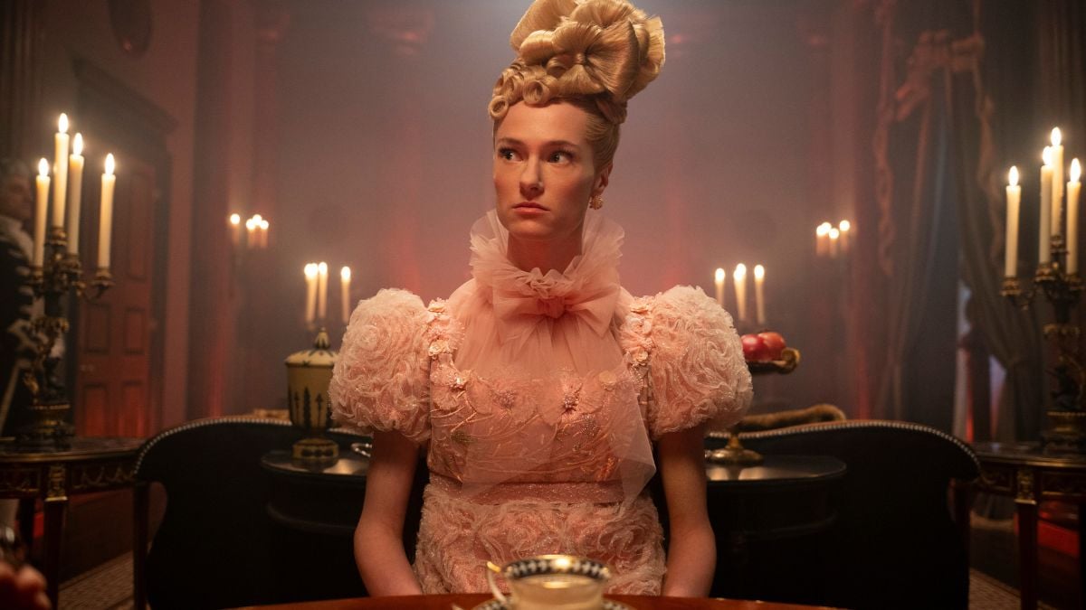 Jessica Madsen as Cressida Cowper in season 3, episode 5 of Bridgerton.