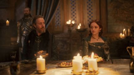 Otto Hightower and Alicent in House of the Dragon