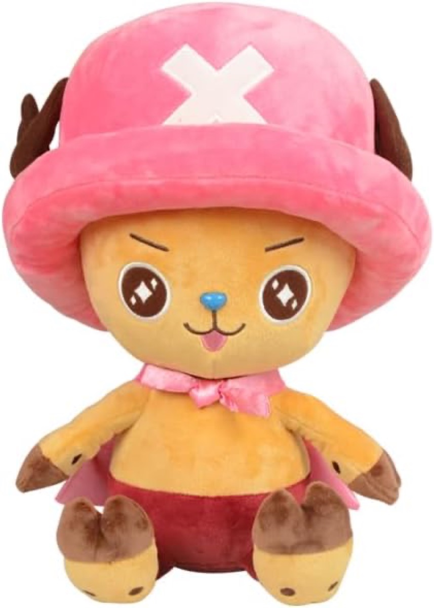 A plushie of Tony Tony Chopper from "One Piece"