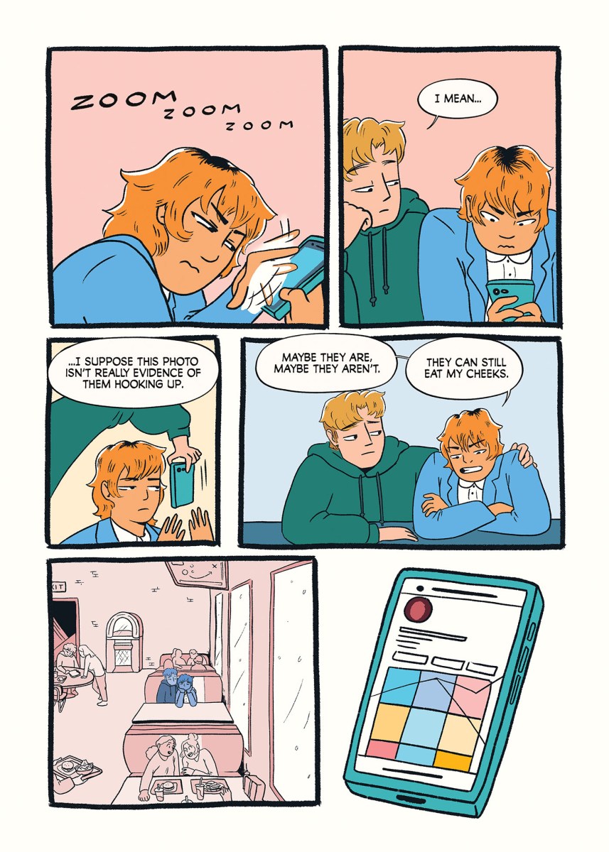 A page from How Could You graphic novel. (Oni Press)