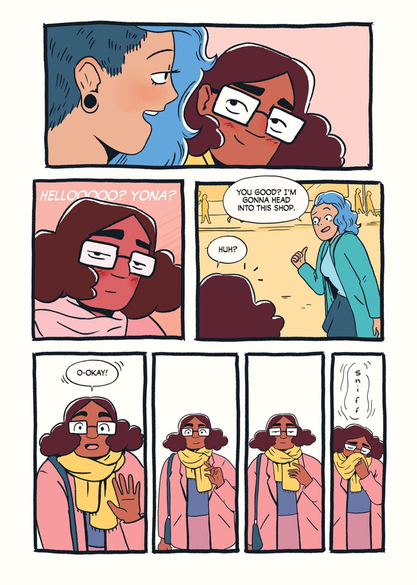 A page from How Could You graphic novel. (Oni Press)