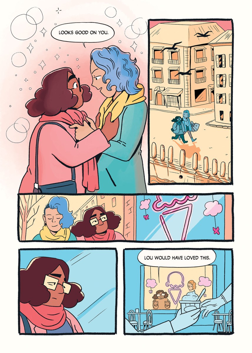 A page from How Could You graphic novel. (Oni Press)