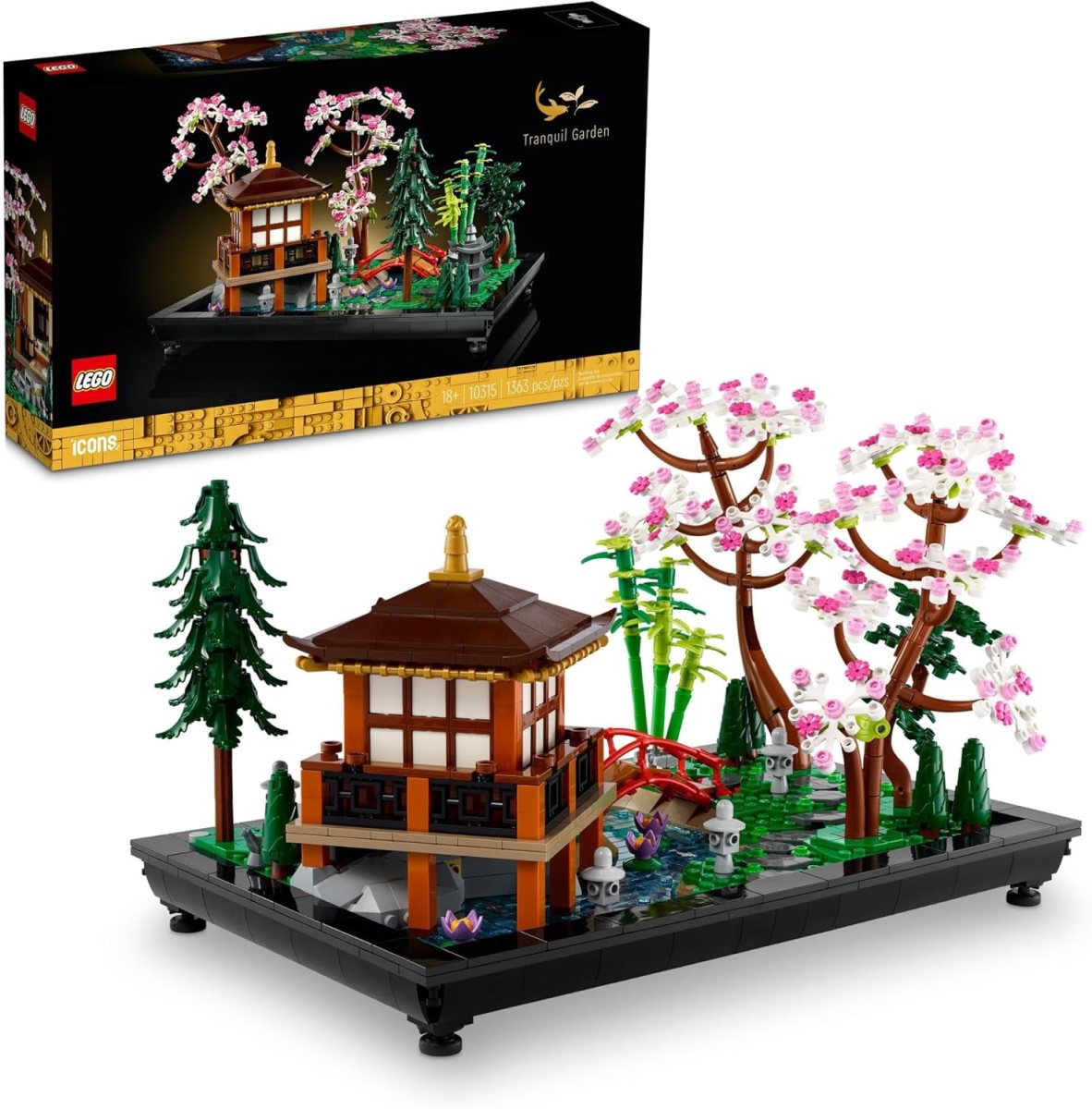 The LEGO Icons Tranquil Garden building kit