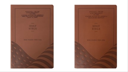 Trump grifts Christians with his new God Bless the USA Trump Bibles