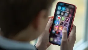 a phone in someone's hands