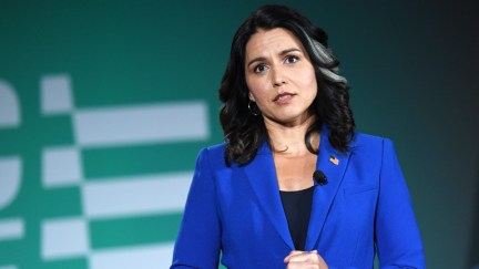 Tulsi Gabbard speaks at the 2020 Public Service Forum