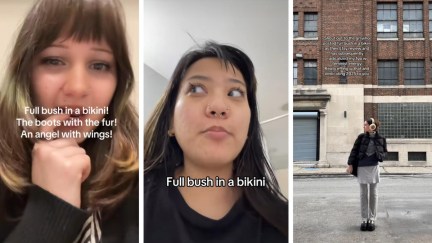 Screenshots of TikTokers talking about the 