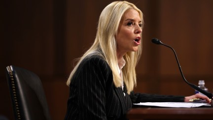 Pam Bondi speaks at her Senate confirmation hearing for Attorney General