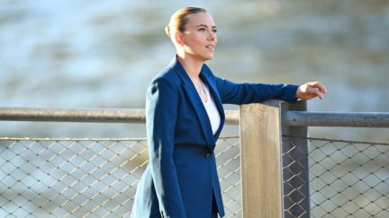 NEW YORK, NEW YORK - OCTOBER 20: Scarlett Johansson is seen on the set of 