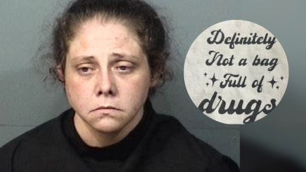 Teryn Acri and bag composite via Brevard County Sheriff's Office