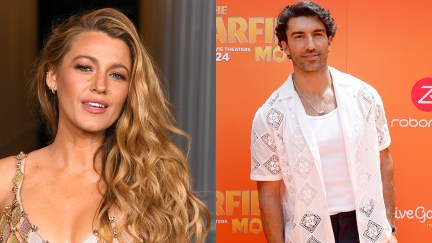 Blake Lively and Justin Baldoni in two images