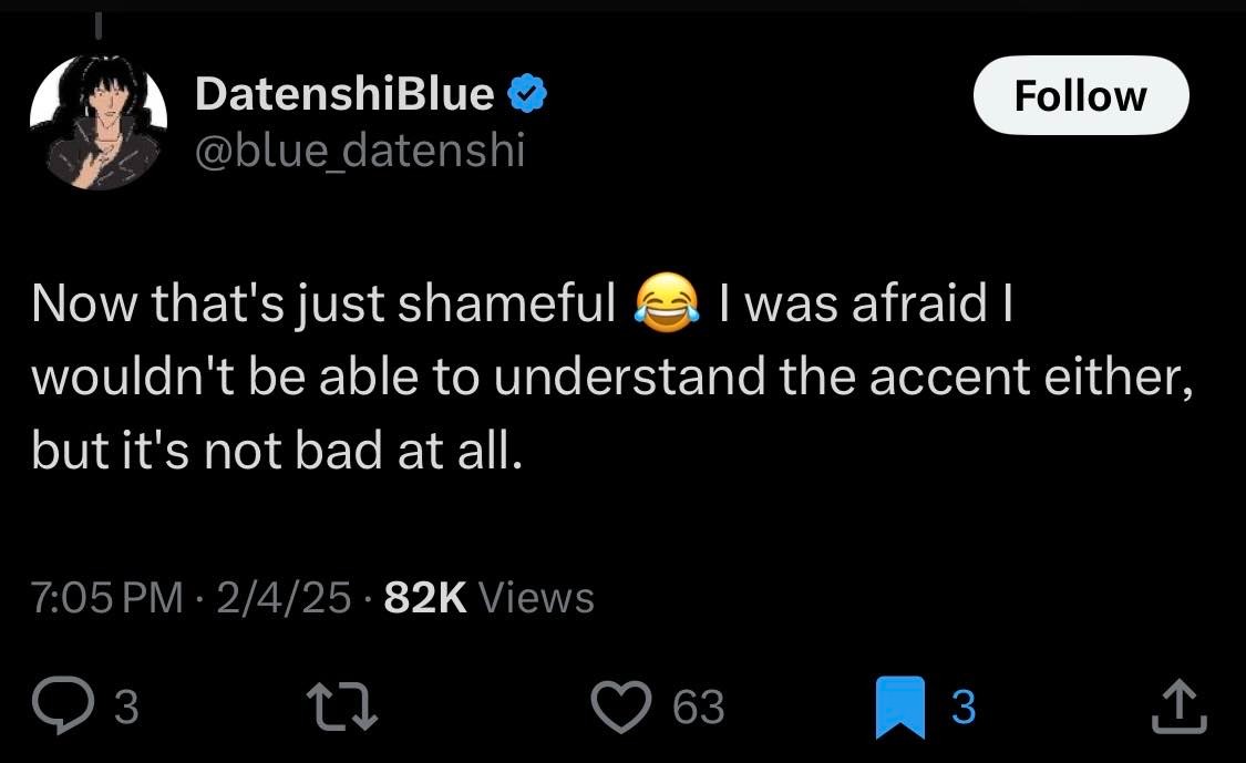 Tweet by DatenshiBlue