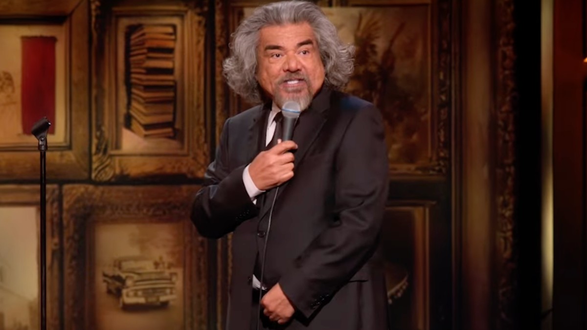 George Lopez performs stand-up comedy on Muy Católico