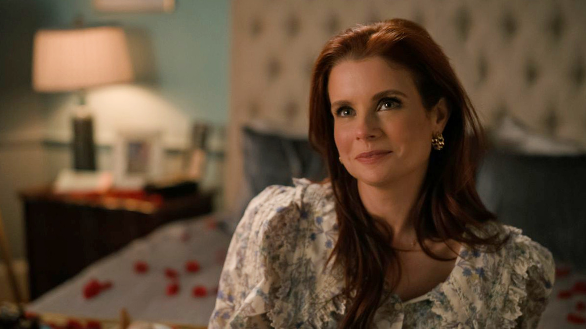 JoAnna Garcia Swisher as Maddie Townsend in Sweet Magnolias season 4