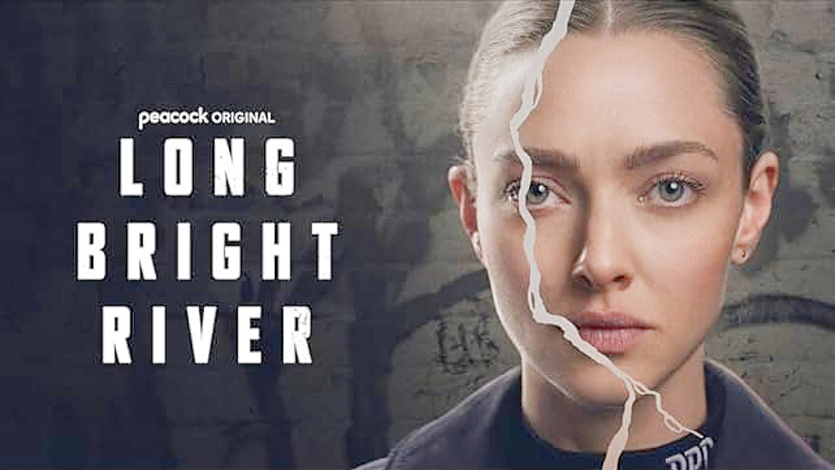 Poster image for the series 'Long Bright River' featuring Amanda Seyfried.