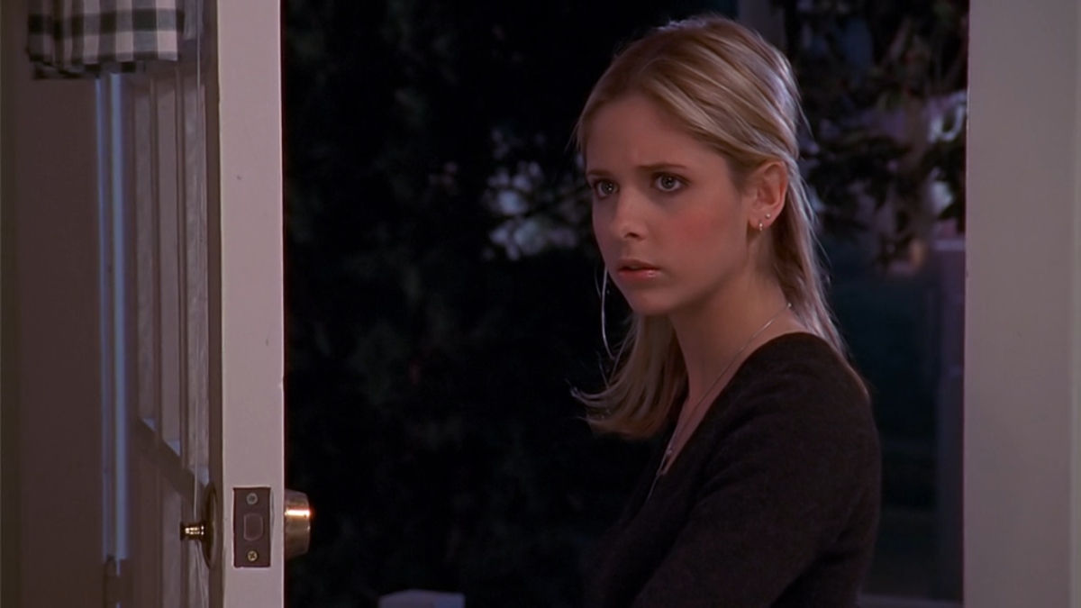 Sarah Michelle Gellar as Buffy Summers in "Buffy the Vampire Slayer" season two, episode "Becoming, Part Two"