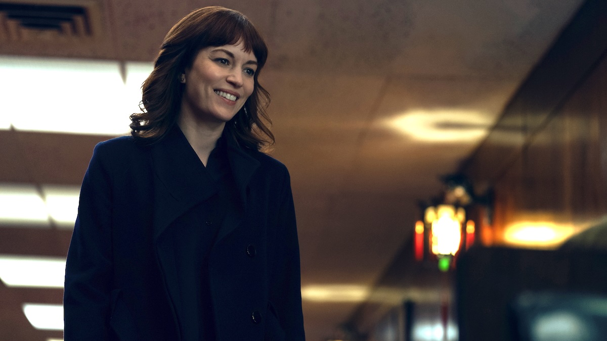 britt lower smiling at a restaurant