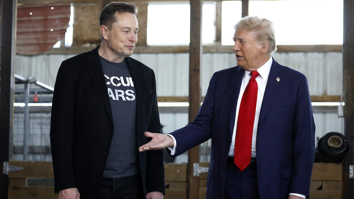 Elon Musk Donald Trump Getty