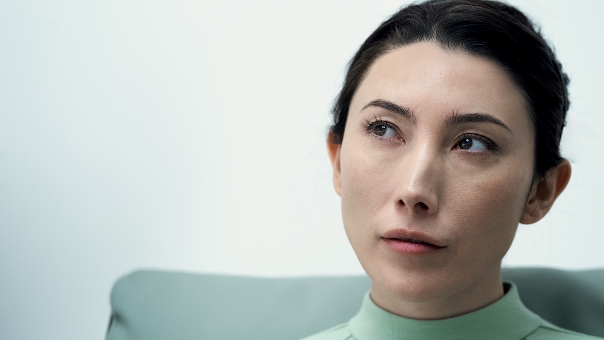 Gemma looking suspicious on Severance